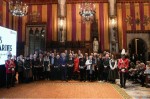 Homenantge de l'Ajuntament de Barcelona a la SC l'Harmonia pels seus 100 anys de vida